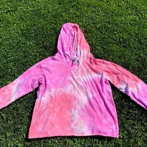 PINK  Tie Dye Sweatshirt